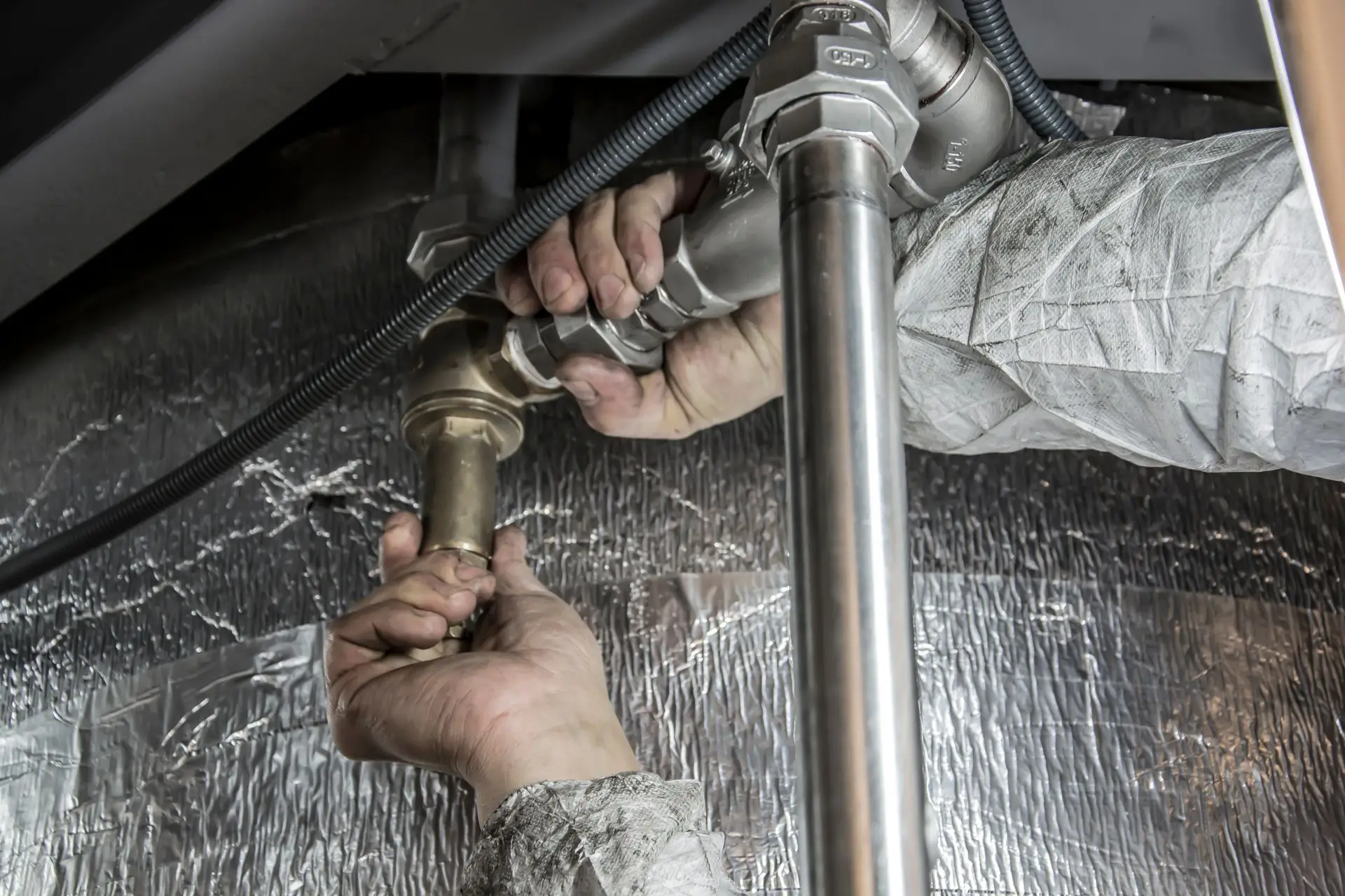 Leak detection survey at a South East London house